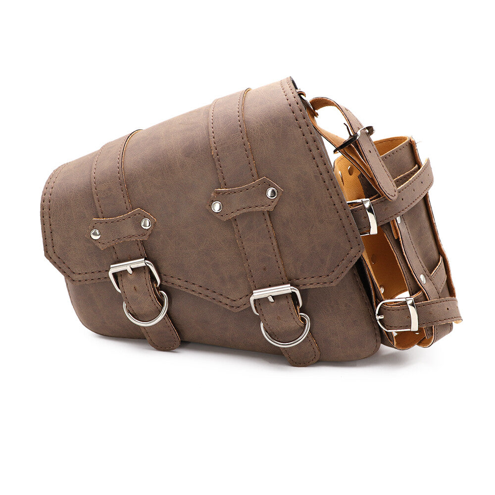 Left Side Saddlebag Saddle Bag With Drink Holder Bag for Harley Sportster XL883 Q