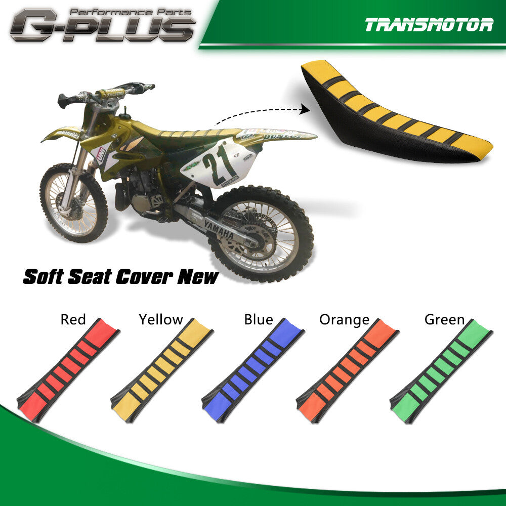 Suitable for for Honda CR125R CR500R CR80R CRF100F CRF125F CRF150F Yellow soft for seat cover - v