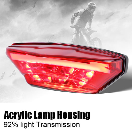 Motorcycle Turn Signal Lights Universal Rear Brake Stop Running DRL Tail LED