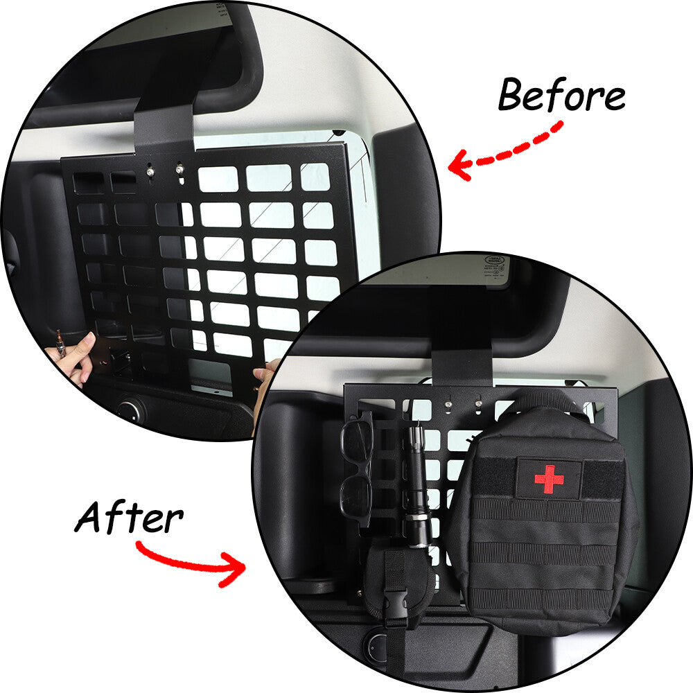 Oak patterned interior door panel decorative strip cover decoration suitable for Tundra 2022-2023- v