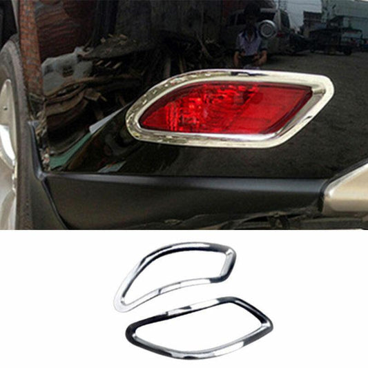 Fit for Lexus RX350 450h 2009-2015 Chrome Rear Fog Light Lamp Frame Trim 2pcs