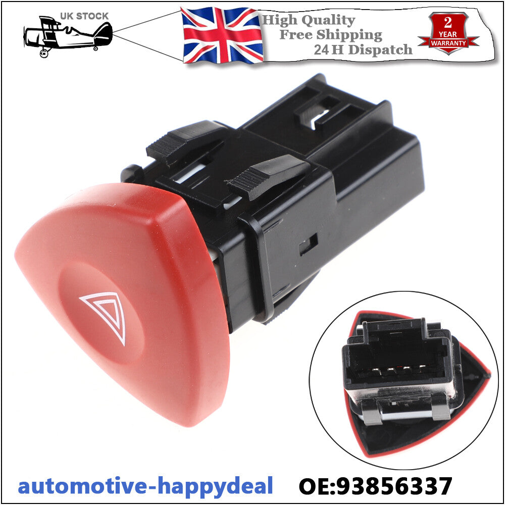 Hazard Warning Switch Button for Renault Master Trafic for Vauxhall for OPEL Vivaro