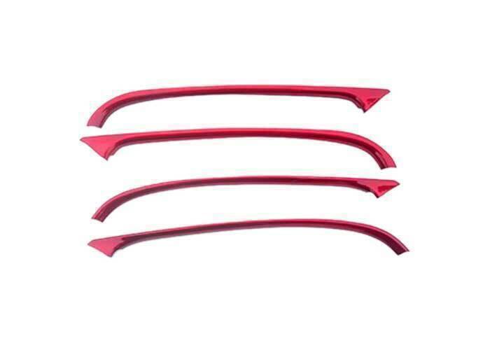 for Chevrolet Malibu 2016-2024 Red Inner Door Handle Lock Frame Molding Trim 4P