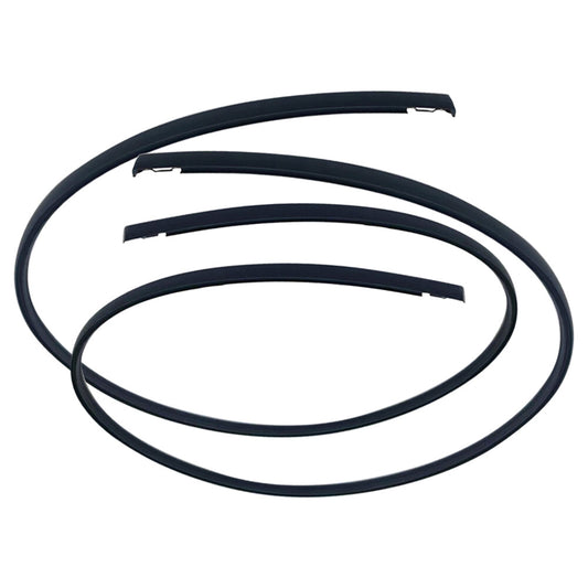 LHRH Roof Moulding Trim Weatherstrip Rubber Fits for Honda Fit Jazz 2007-2008 Black