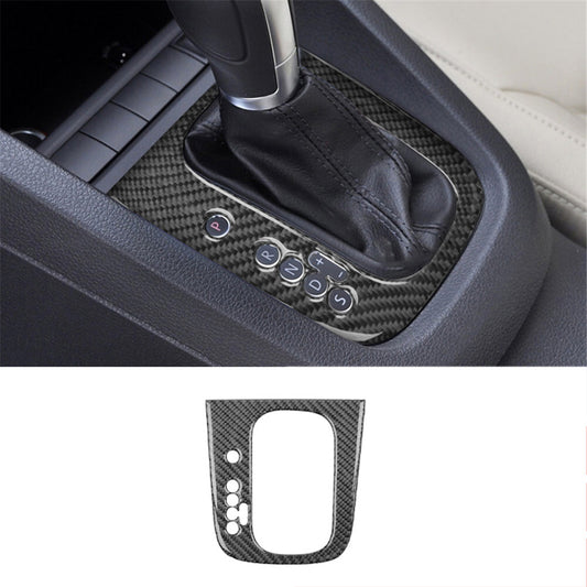 Carbon Fiber Automatic Gear Shift Cover Trim for Volkswagen for Jetta Sedan 2011-14