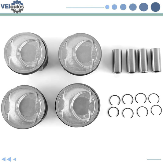 4Pcs Engine Piston  Rings Kit For 2011-2013 for KIA OPTIMA 2.4L 2359CC L4 DOHC