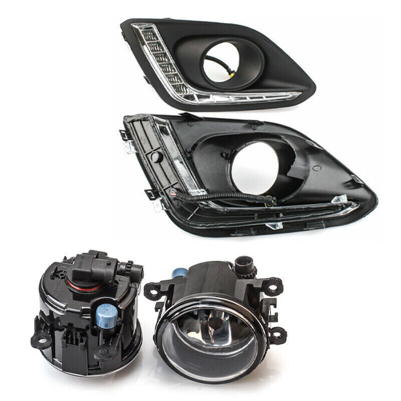 Suitable for Suzuki for Swift 2014 - 2016 front-wheel drive daytime running lights, fog lights, and protective covers for LED DRLs.