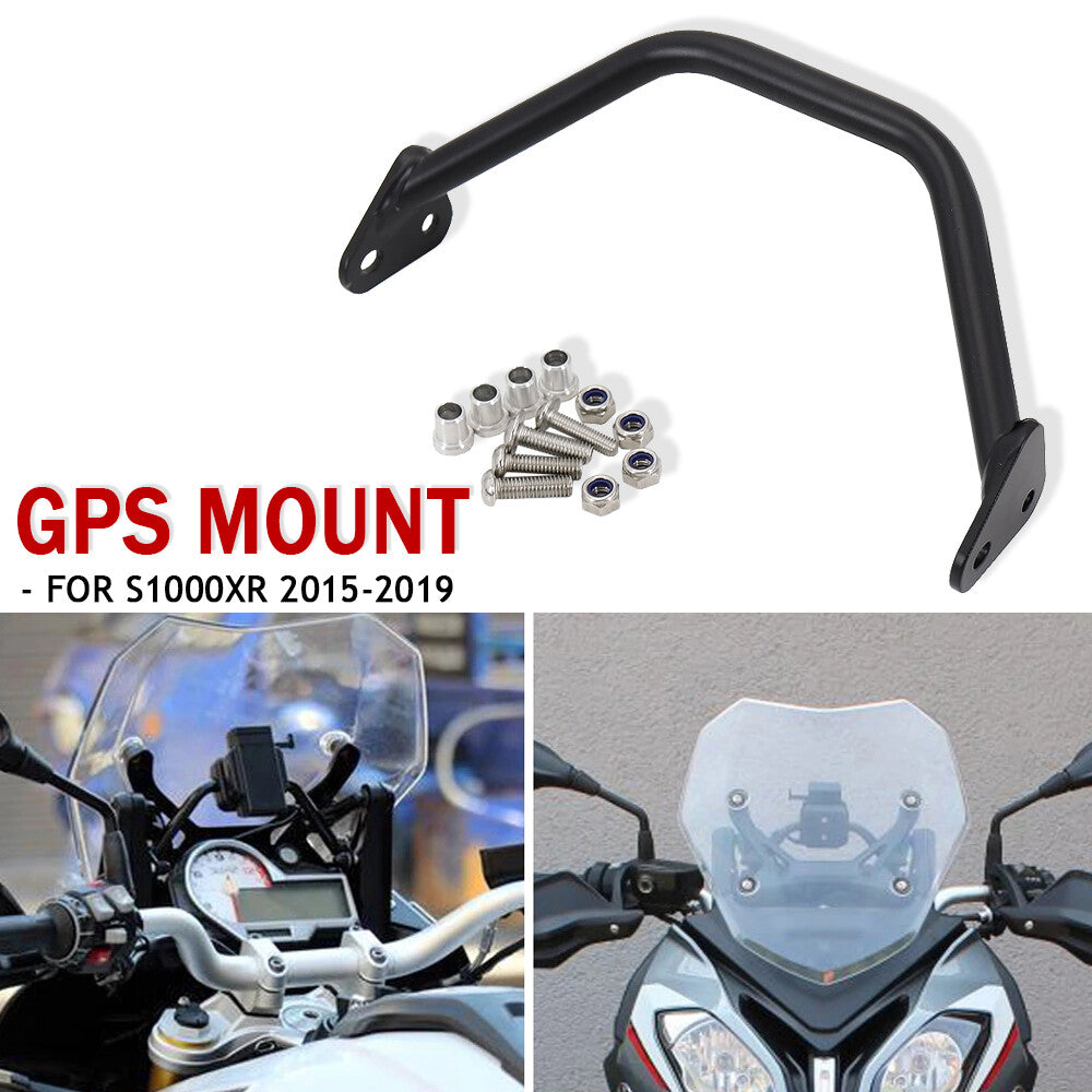 Phone Navigation Bracket GPS Extension Bracket Black for BMW S1000XR 2015-2019