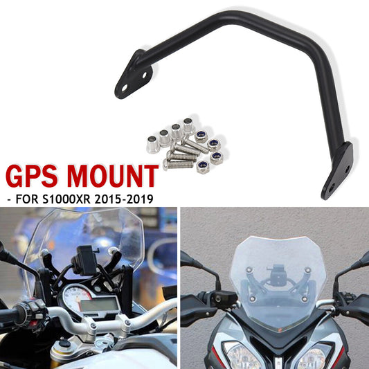 Phone Navigation Bracket GPS Extension Bracket Black for BMW S1000XR 2015-2019