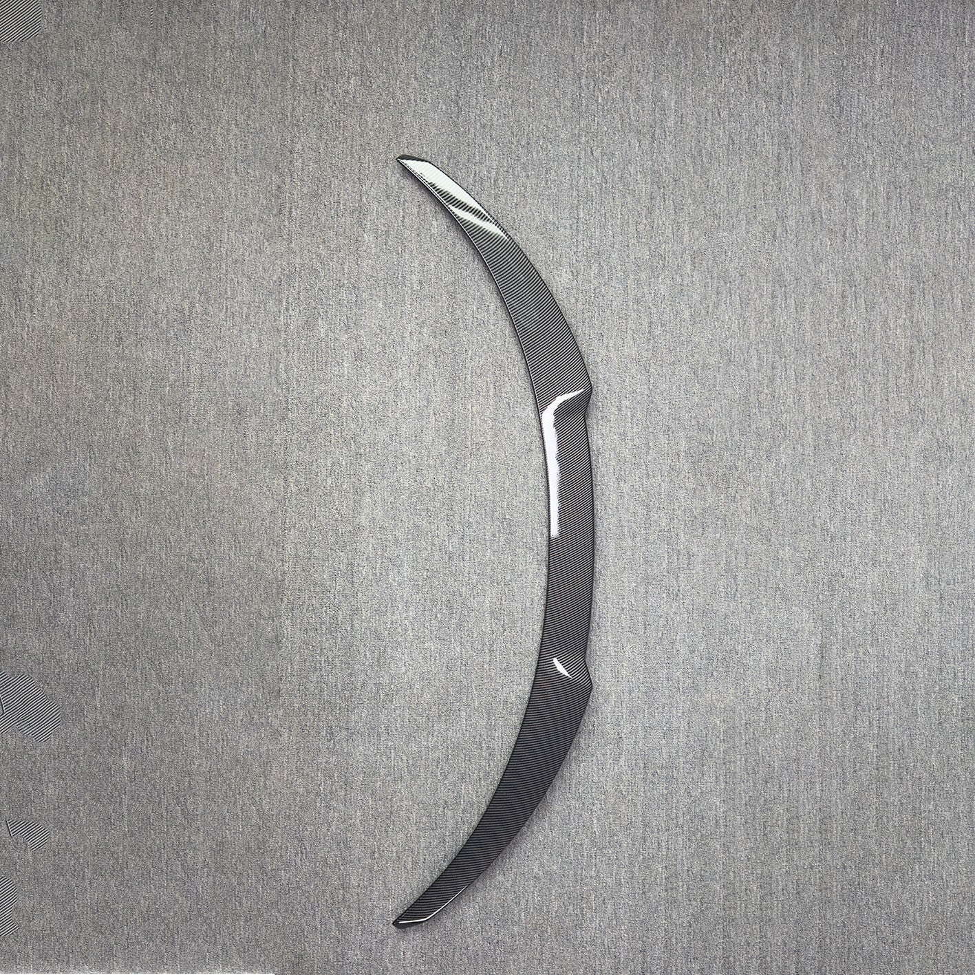 ABS Carbon Fiber Look Rear Door Tail Trunk Spoiler For Model 3 2024-2025 n