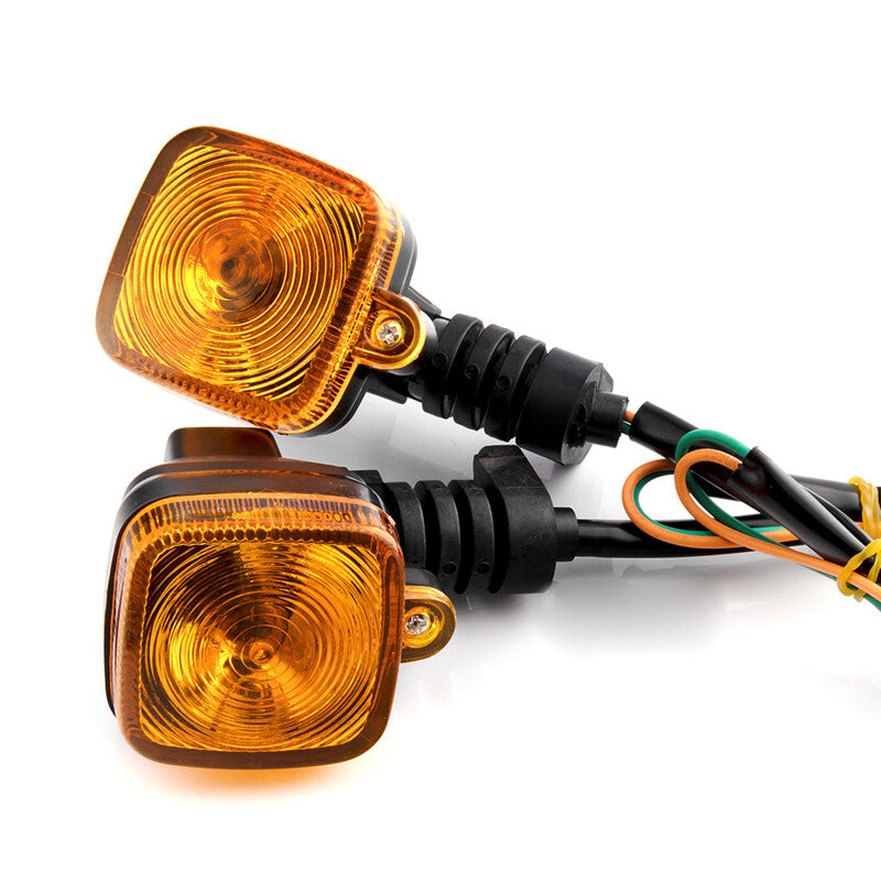 1 Pair 12V Motorcycle Amber Halogen Bulb Turn Signal Light Indicators Blinker v