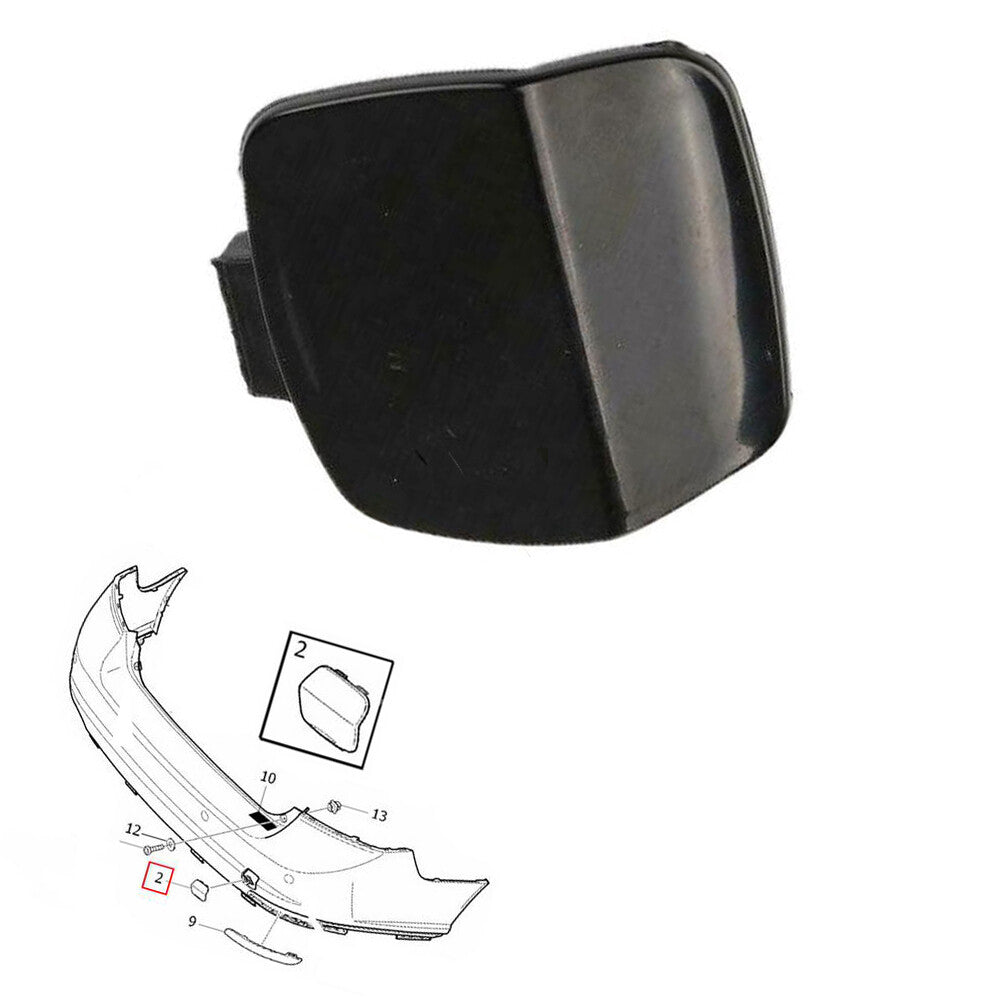 Primed REAR Bumper Tow Hook Eye Cover Cap for 2008-2011 for Volvo S40 30744941 New