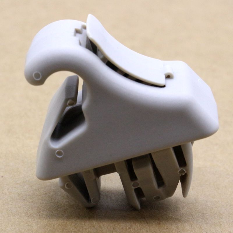 Driver or passenger side sun visor clip for Mitsubishi Montero III 2000-06 Beige