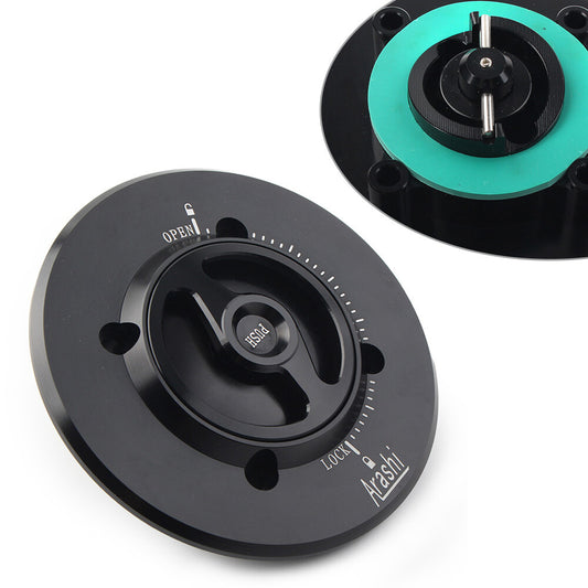 Black Keyless Fuel Gas Tank Cover Cap for RSV1000 RSV4 APRC R Tuono V4R