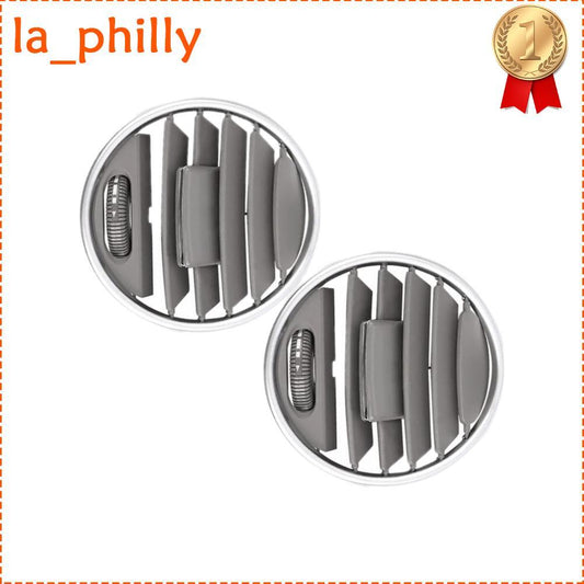 2Pcs Dashboard Center Ventilation Panel Grille Grey For GL Class X164 2006-2012 Q