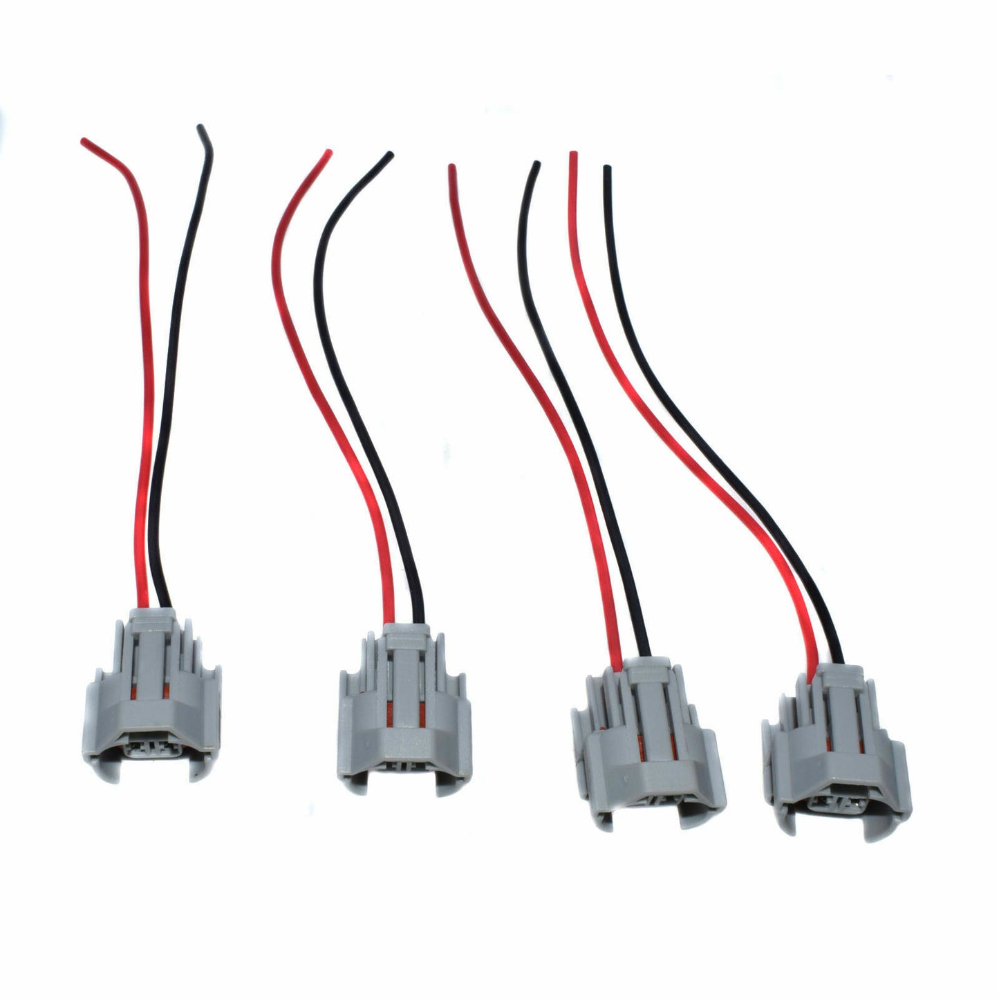 For ID2000 and FIC 2150cc Fuel Injector Connector Quick Disconnect Pigtail 4x- v