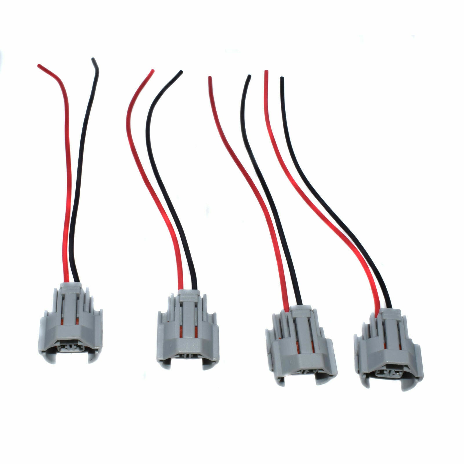 For ID2000 and FIC 2150cc Fuel Injector Connector Quick Disconnect Pigtail 4x- v