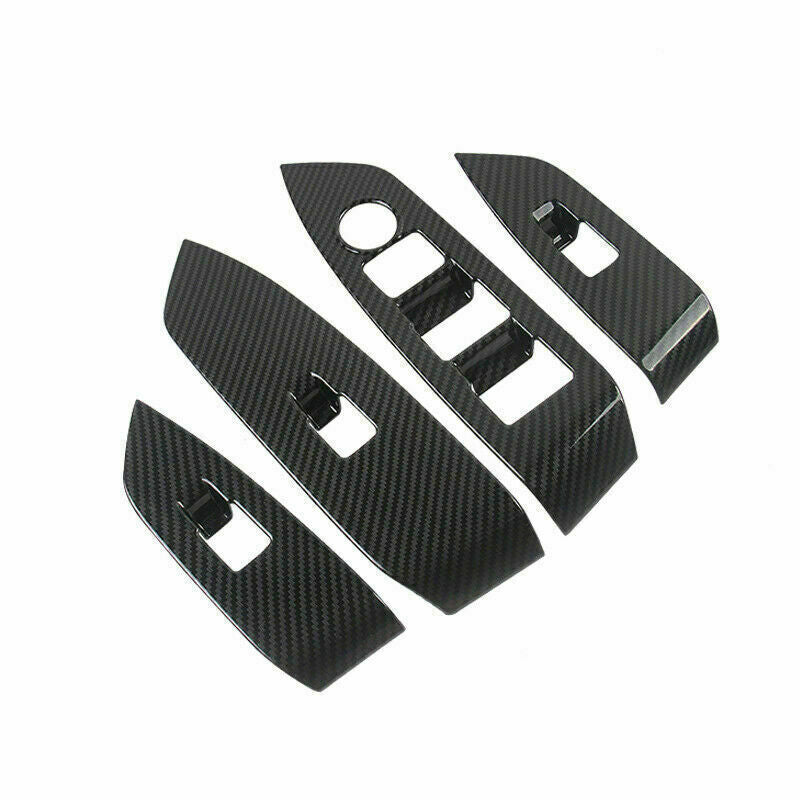 ABS carbon fiber for seat memory button frame decoration suitable for Hummer H2 2003-2007- v