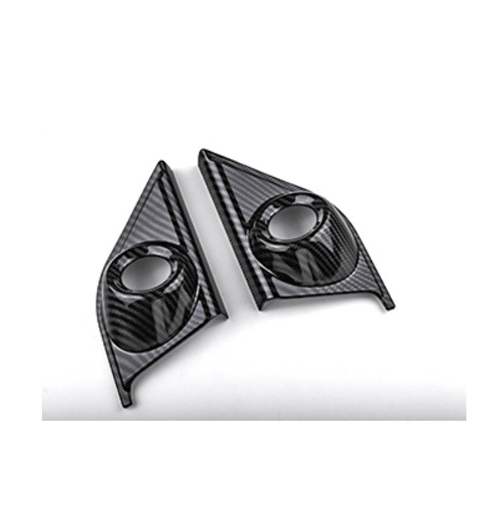 2pcs Carbon Fiber Front speaker frame trim for Honda CRV CR-V 2017-2020 2019