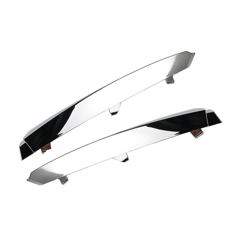 1 Pair Chrome Front Bumper Insert Trim Left  Right Side for Jaguar for XF 2009-2011 Q