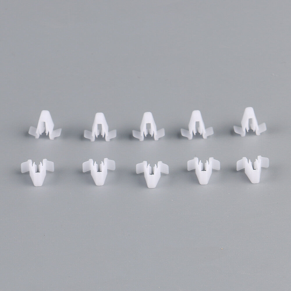 10x White Door  Garnish Moulding Clip Retainer 67771-58010 for Toyota for Lexus