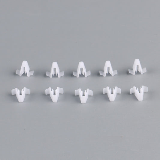 10x White Door  Garnish Moulding Clip Retainer 67771-58010 for Toyota for Lexus
