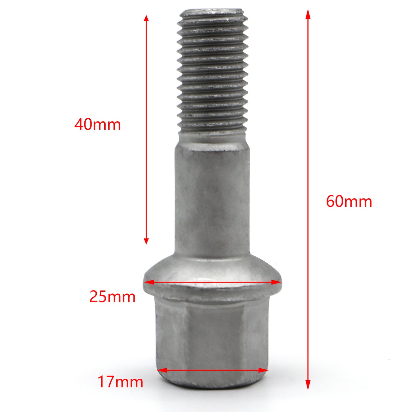 5X for Mercedes-Benz C124 W124 S124 W201 Car Wheel Lug Bolts M12X1.5 0009904807 Q