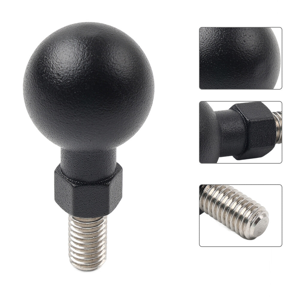 Universal Motorcycle Ball Head Base GPS Phone Holder Bracket Clamp Stand New