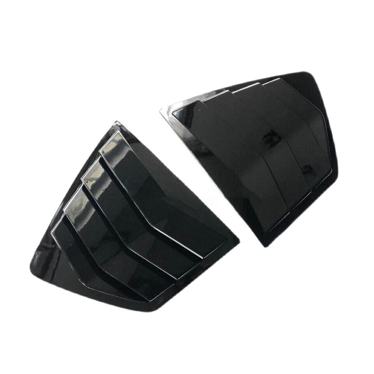 2PCS for Honda Accord 08-13 Gloss Black Side Window Blind Cover Trim