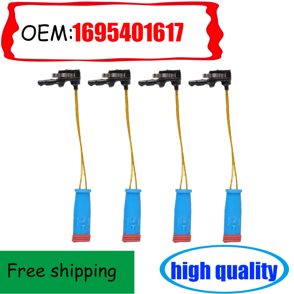 4-pack A1695401617 front brake wear sensors suitable for C300, C400, CLA250 - n