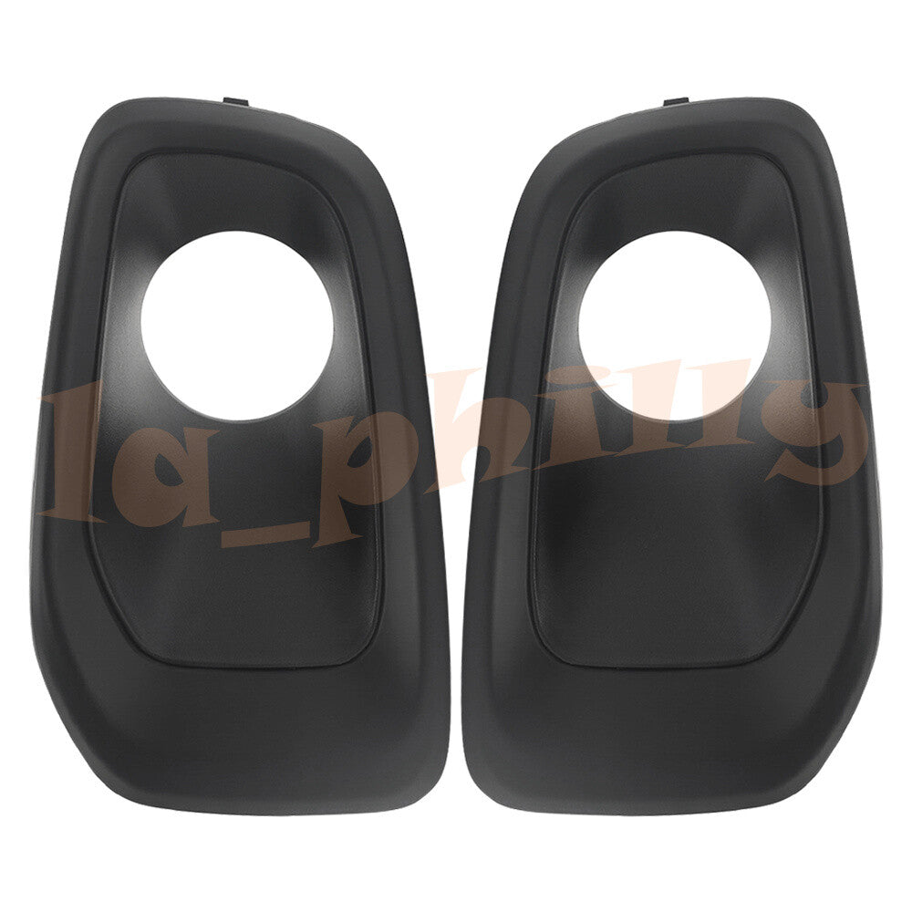 For 2015 2016 2017 2018 for Jeep Renegade RHLH Bumper Fog Lamp Bezel Matte Black