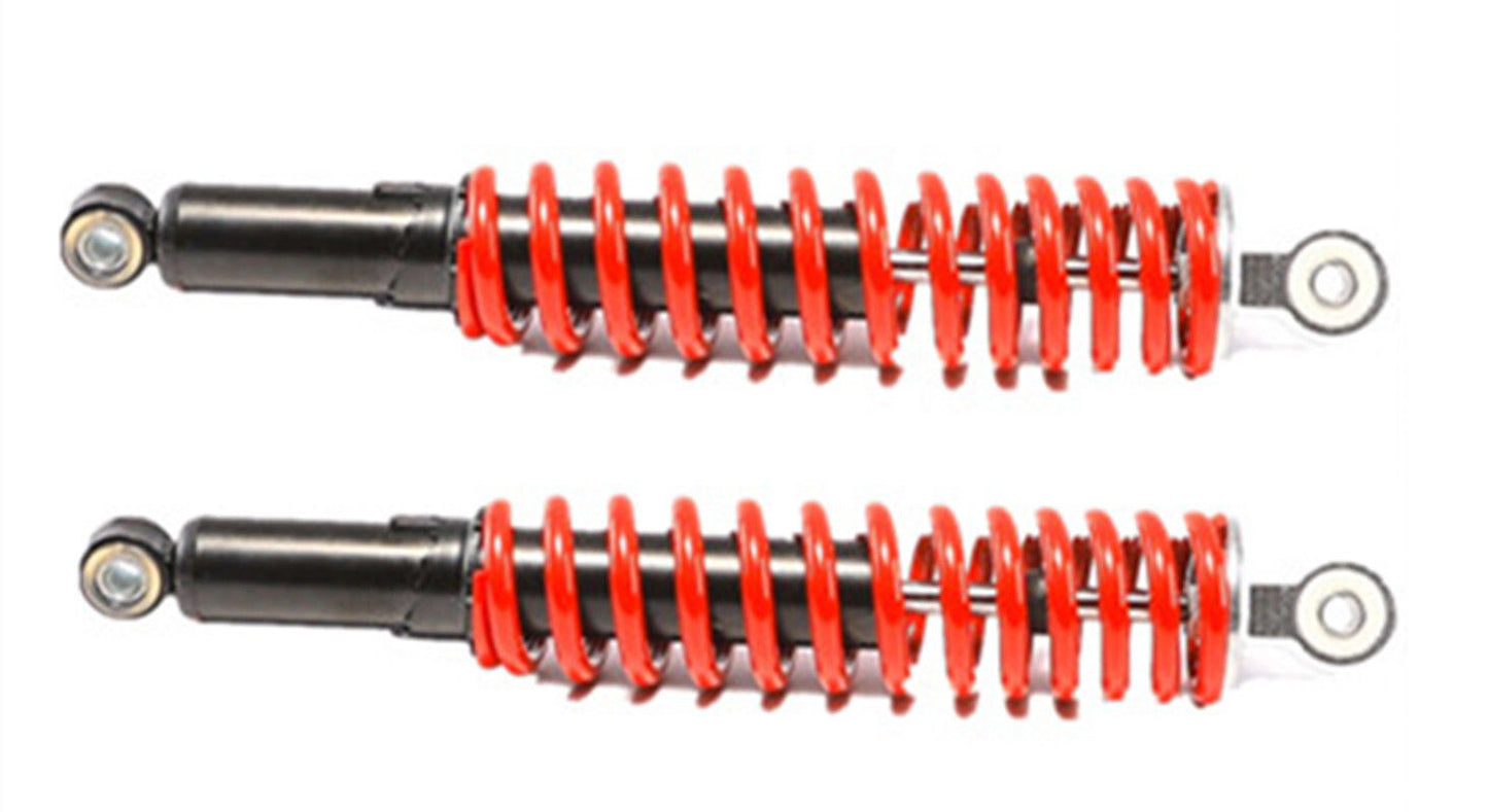 2-Pack 350mm Absober Front Shocks for 110cc and 125cc Pit Cross Bikes, Go-Karts, and ATVs