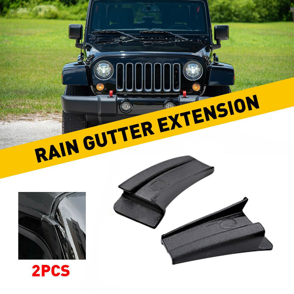 2-Pack for 2020-2024 for Jeep Gladiator JT Roof Drain Extension Accessories n