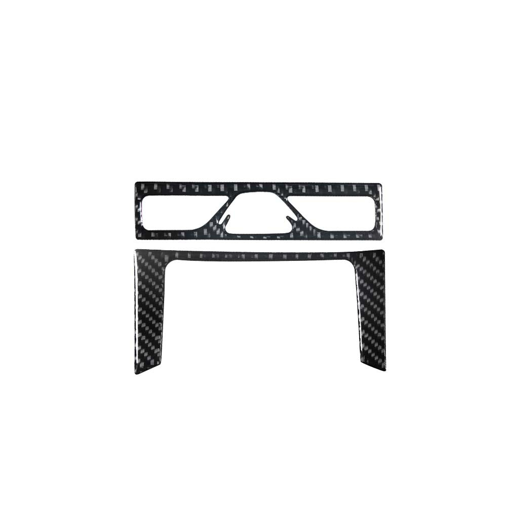 2X Carbon Fiber for Co -pilot Glove Box Switch Cover Trim for KIA Cadenza 2014-2016 v