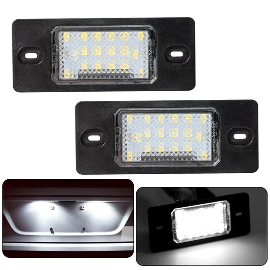 2 x LED license plate lighting for Golf 5 for Passat 3BG B5 Touareg for Tiguan for Bora de Q