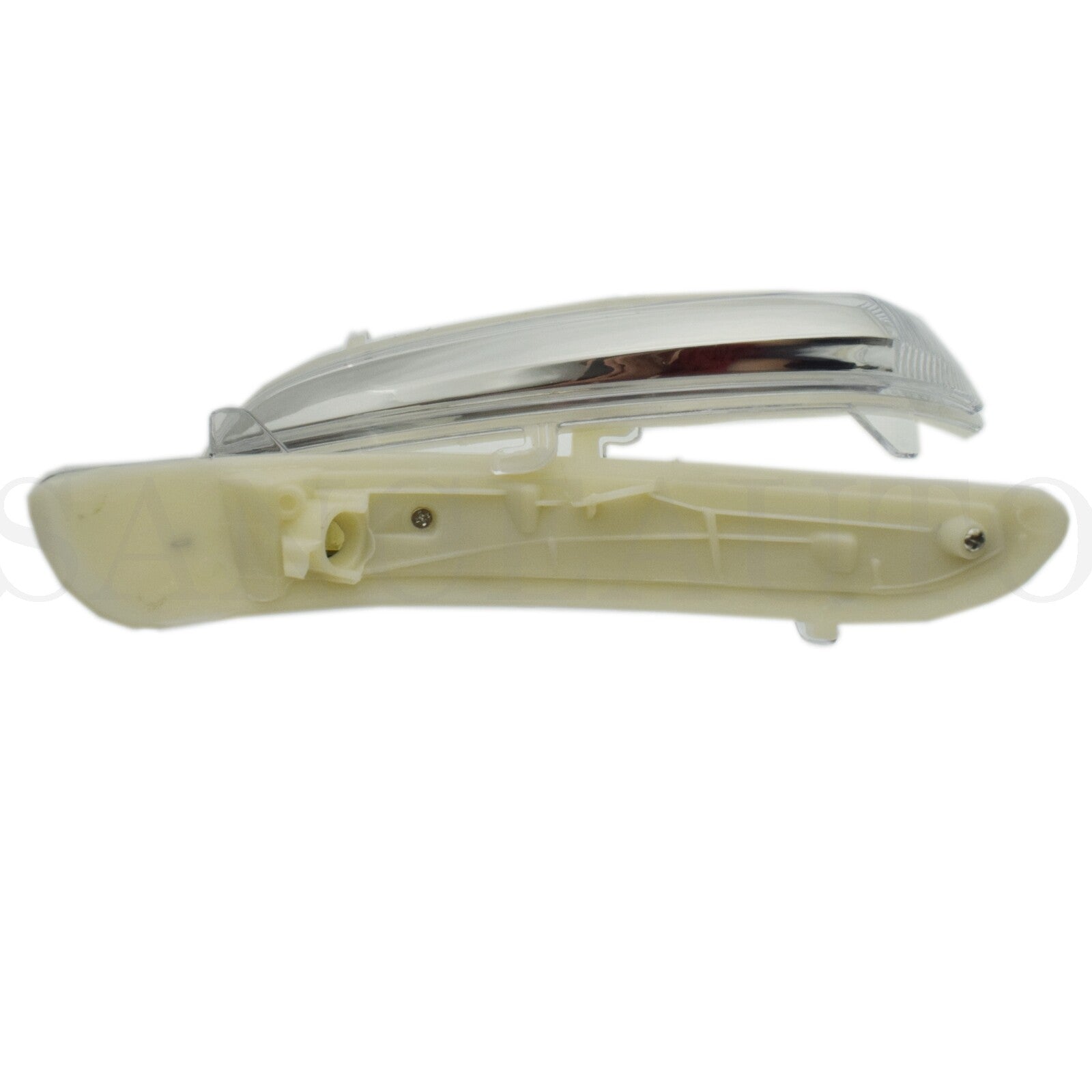 2-Pack Transparent Rearview Mirror Lights and Turn Signal Lenses for Peugeot 208 (12-17) n