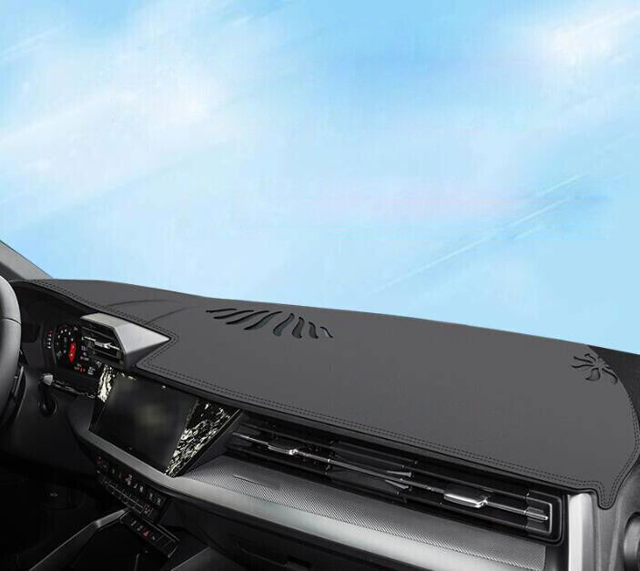 1X PU leather Dashboard Dash Mat Non-slip DashMat Shade Pad For A3 Sedan 2021-23