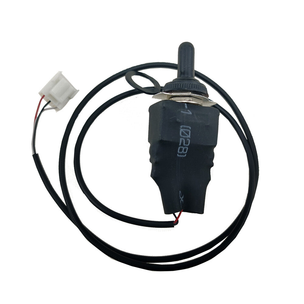 Electric exhaust valve manual switch manual control line parts and accessories