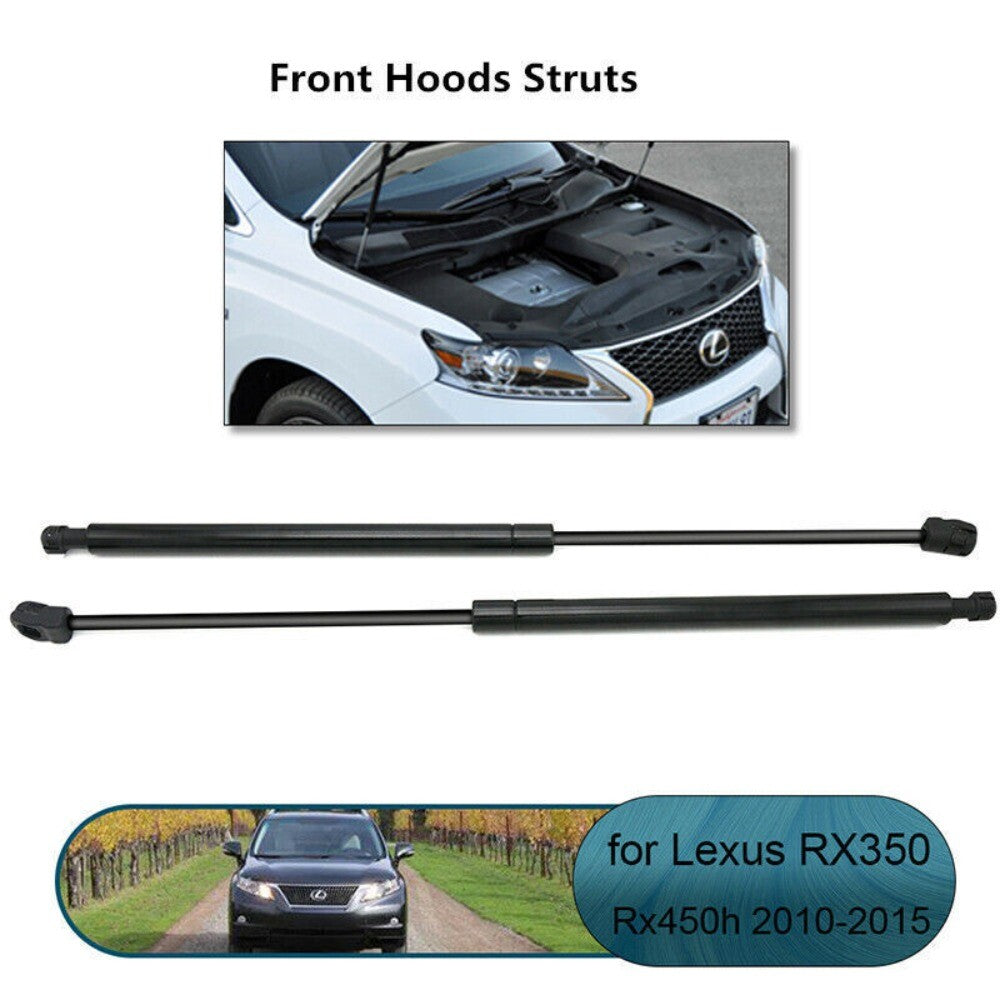 2x for Lexus RX350/RX450h 2010-2015 Front Hood Lift Support Gas Struts Shocks n