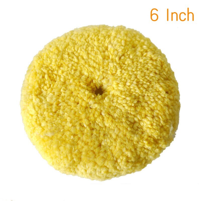 Superbuff 6-inch Wool Polishing Pad, Double-Sided Quick Cutting, Suitable for Automotive Use