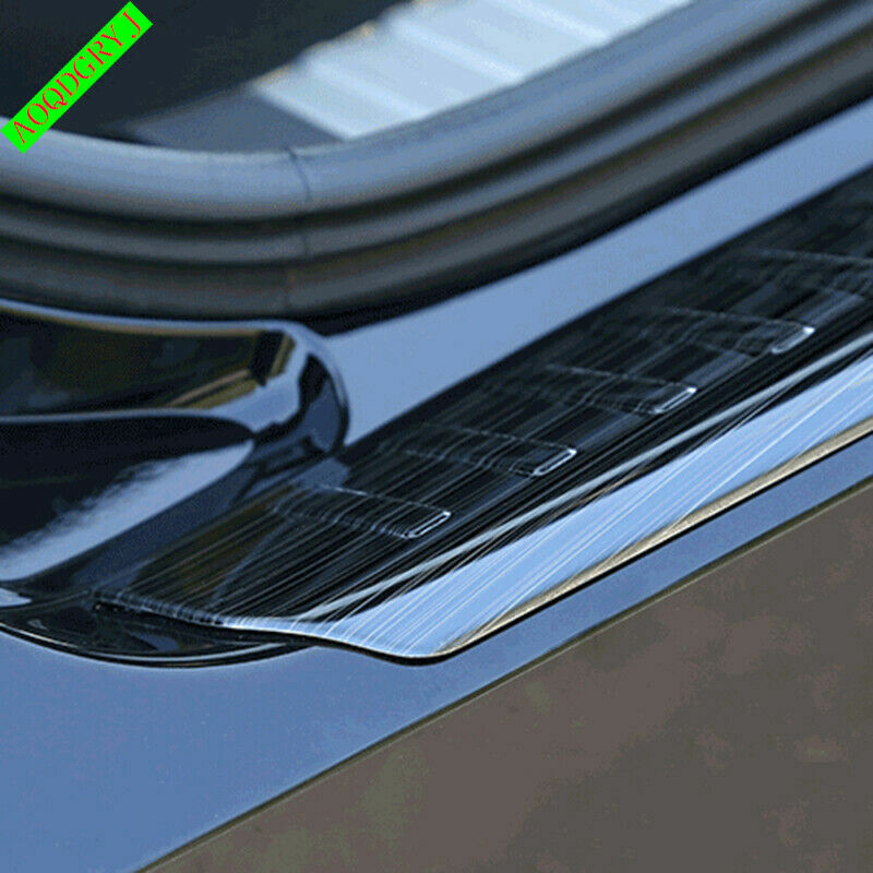for Lincoln MKX 2015-2018 Black Car Rear Bumper Guard Door Sill Plate Pedal Trim