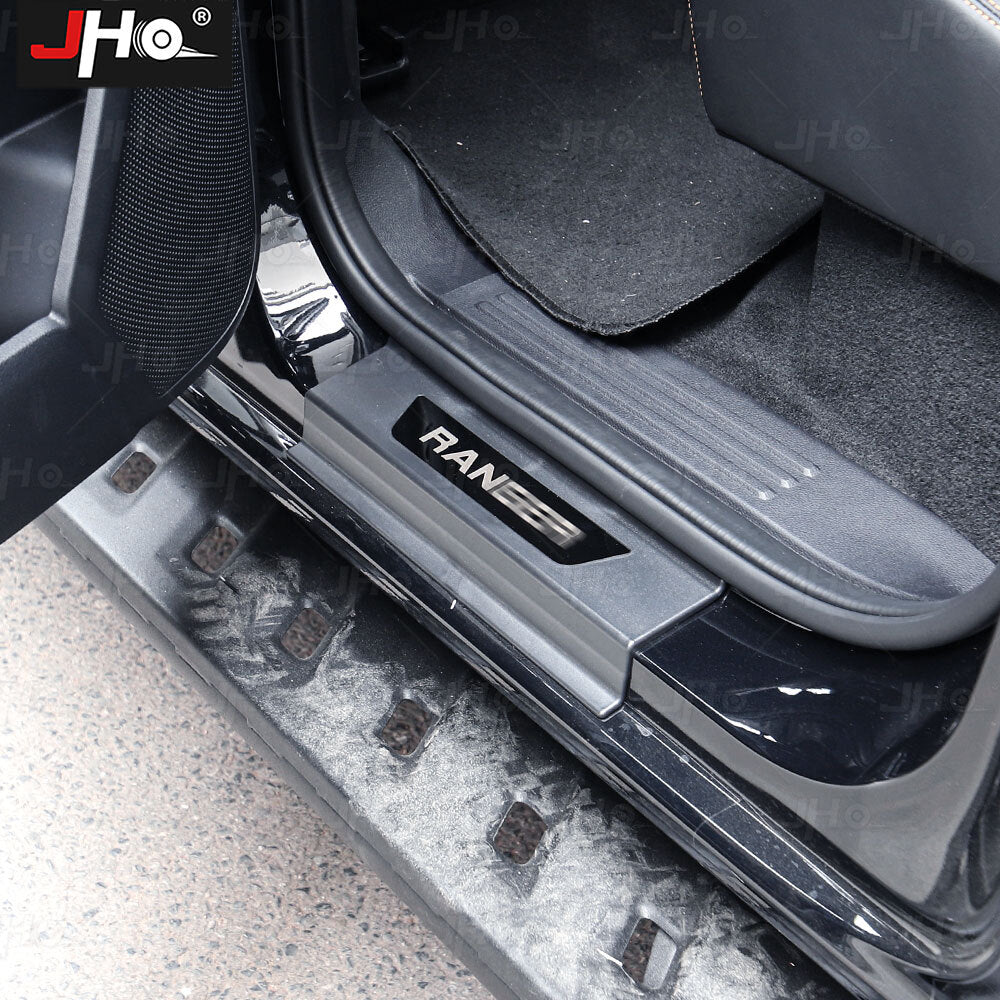 4PCS Car Door Scuff Sill Cover Panel Step Protector Trims for Ford Ranger 2023+