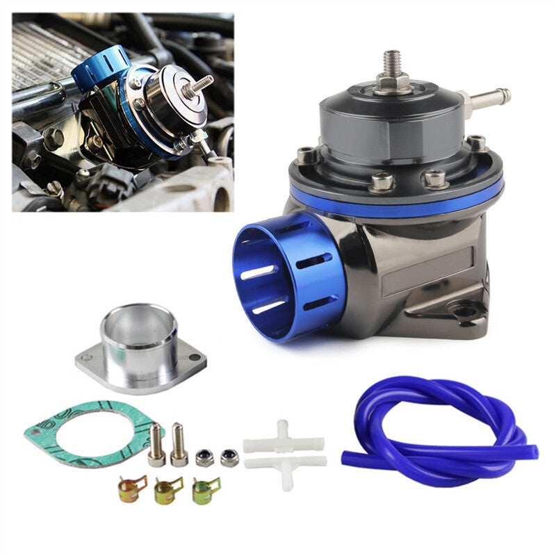 Blue Universal Car Turbo Blow Off Valve BOV Aluminum FV Pressure Relief Valve