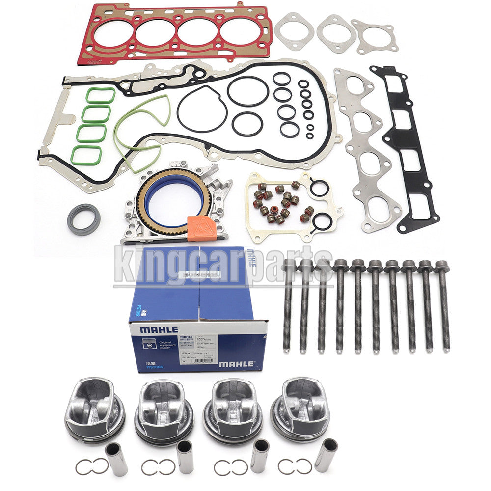Engine rebuild and overhaul piston kit suitable for Audi 1.4 TSI BMY CTH-