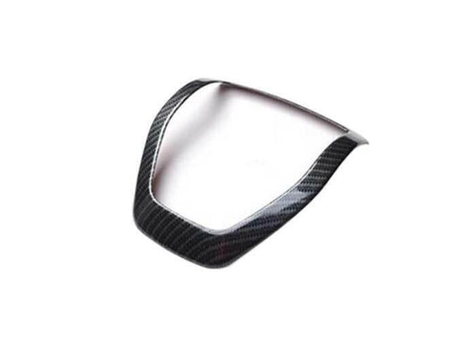 for Ford Ranger 2015-2023 Carbon Fiber Steering Wheel Horn Button Cover Trim 1pc