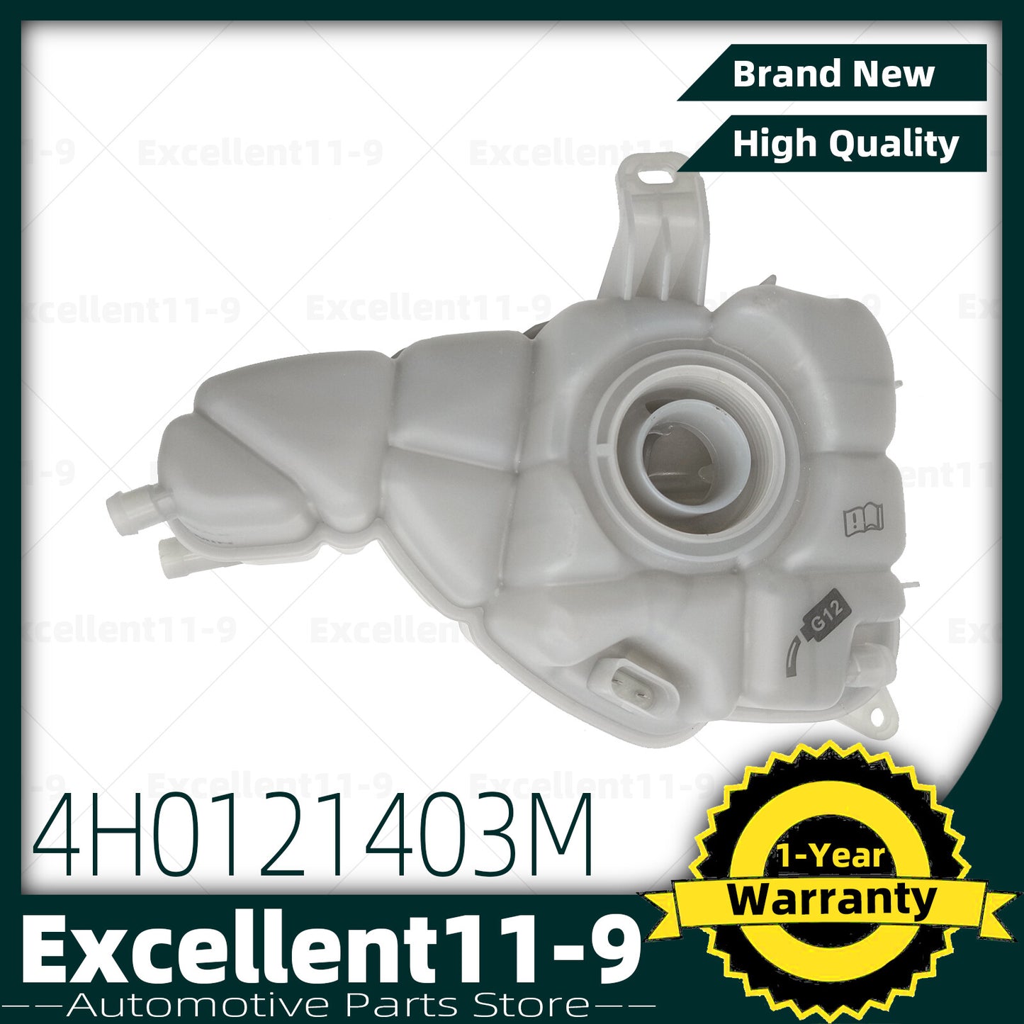 Engine coolant expansion tank for Audi for A8 2010-2017 4H0121403G 4H0121403M- n