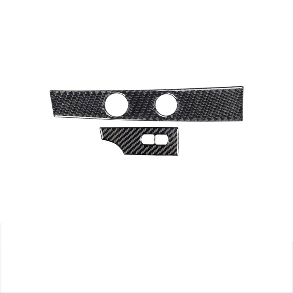 4Pcs Red Carbon Fiber Interior Door Handle Trim Cover for VW for Golf MK7 2014-2019 v