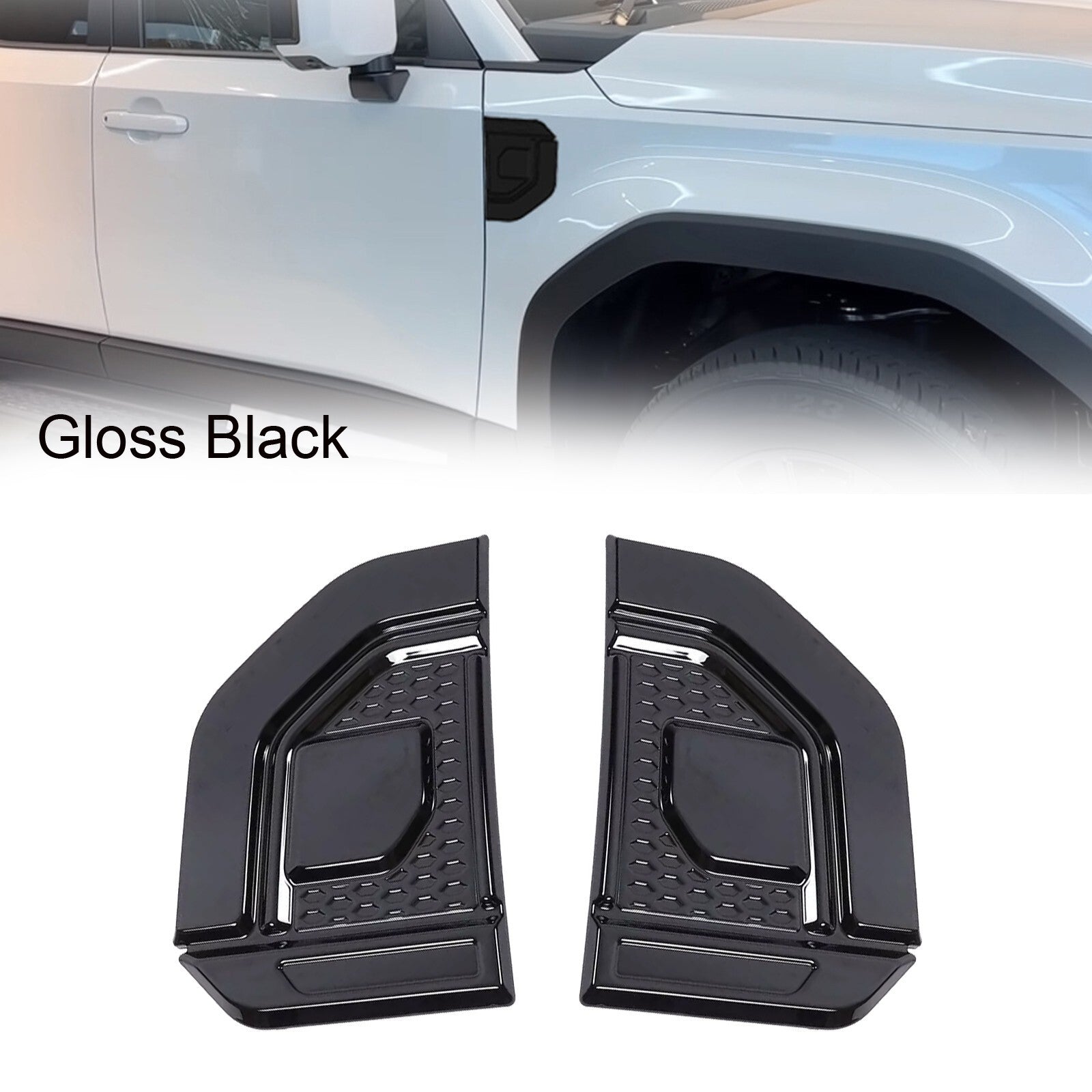 2xSide Mudguard Vent Cover Trim for Prado for Land cruiser LC250 2024 v