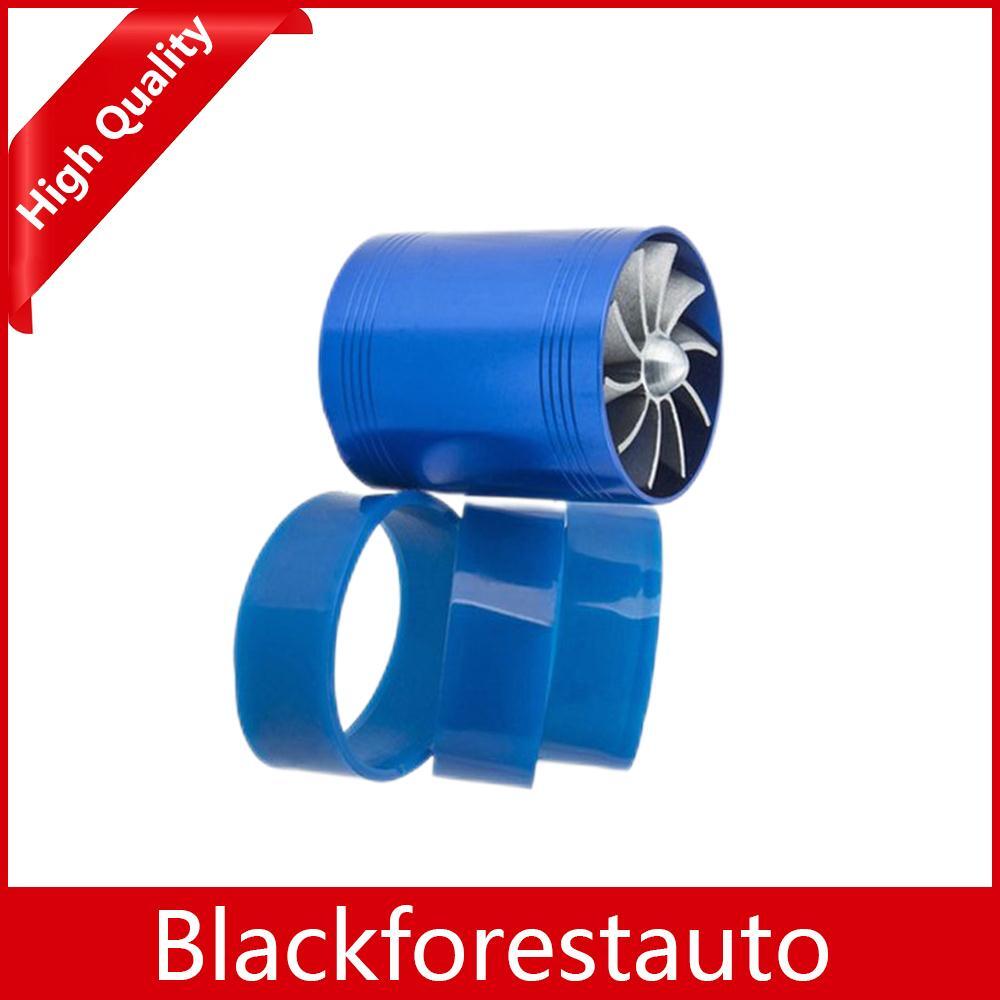 Turbo Air Intake Fan  3pcs Rubber Holder for Universal Air Intake Hose Blue Q