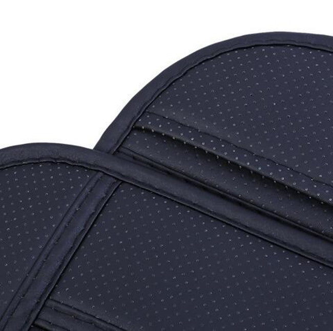 1x Useful Bamboo Charcoal Seatpad PU Leather Car Chairs for Seat Surround Cover Pad